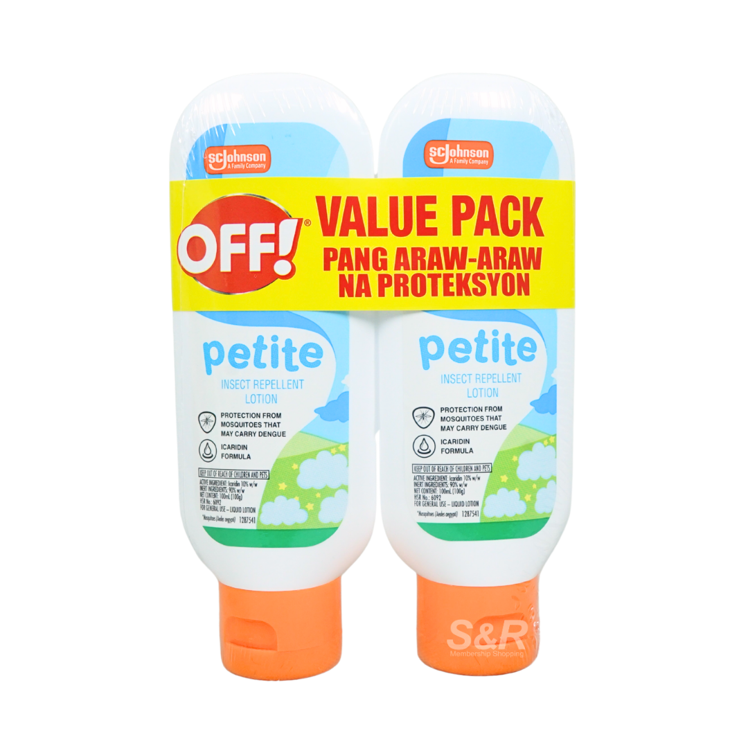 OFF Petite Insect Repellant Lotion 2 x 100mL
